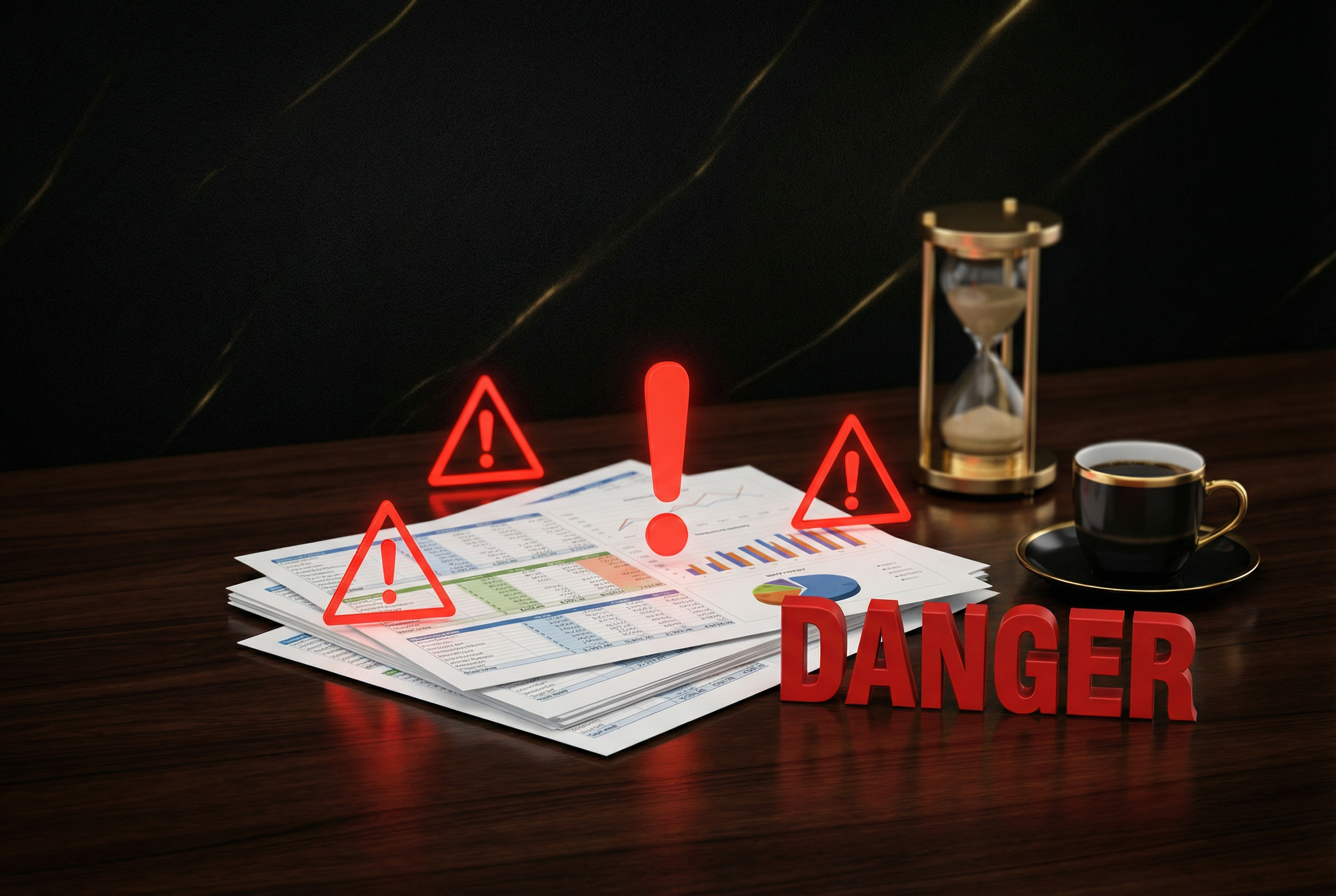 5 sinais de risco financeiro na empresa